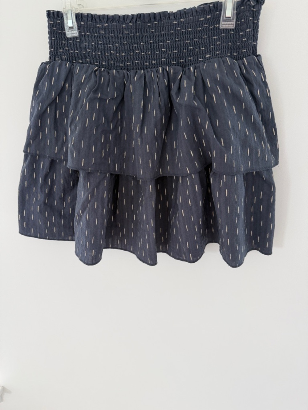 Universal Thread Navy Blue Tiered Smocked Skirt Size Large